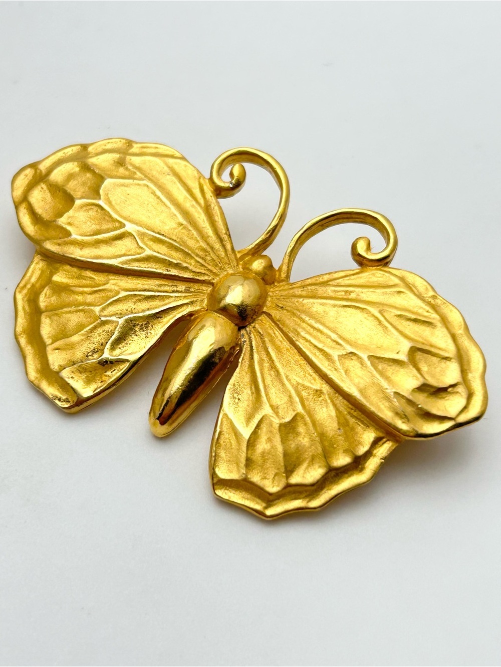 Givenchy Vintage Gold Butterfly Brooch